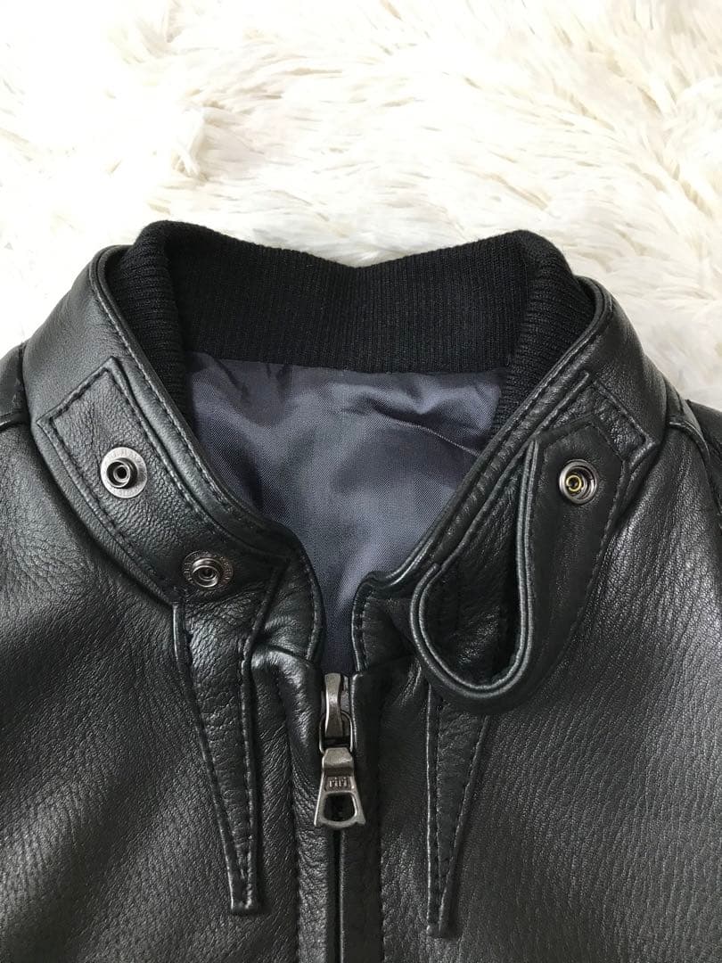 【値下げ対応可能‼️】 Mr Olive ライダースジャケット ラムレザー S