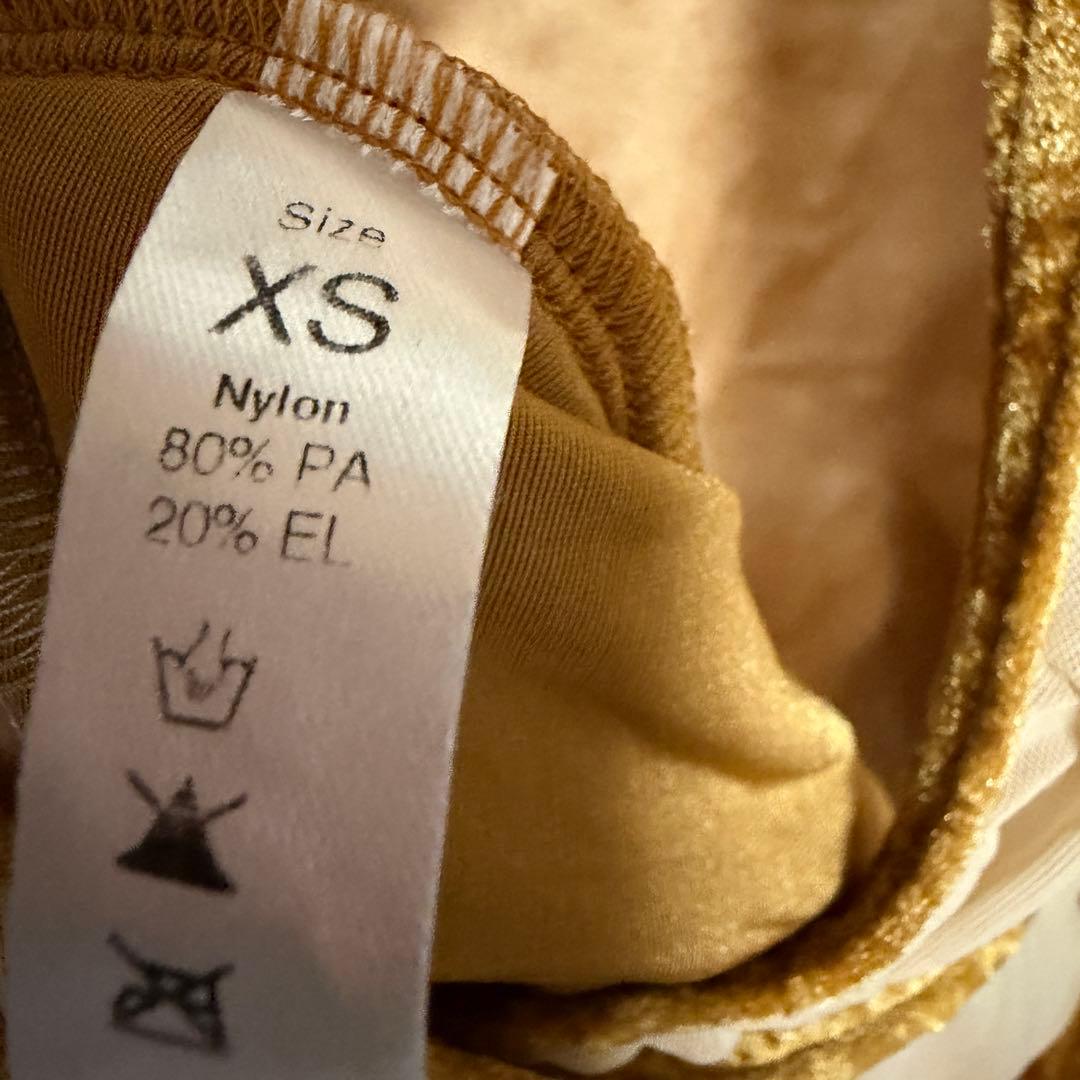 新品未使用✨YUMIKOレオタードXSサイズ✨限定品✨ベロア高額シリーズ✨