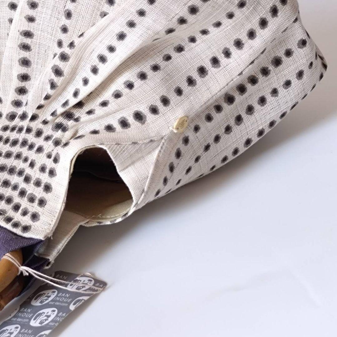 summerセール 手織利麻布 バンブーハンドル豆絞りバック