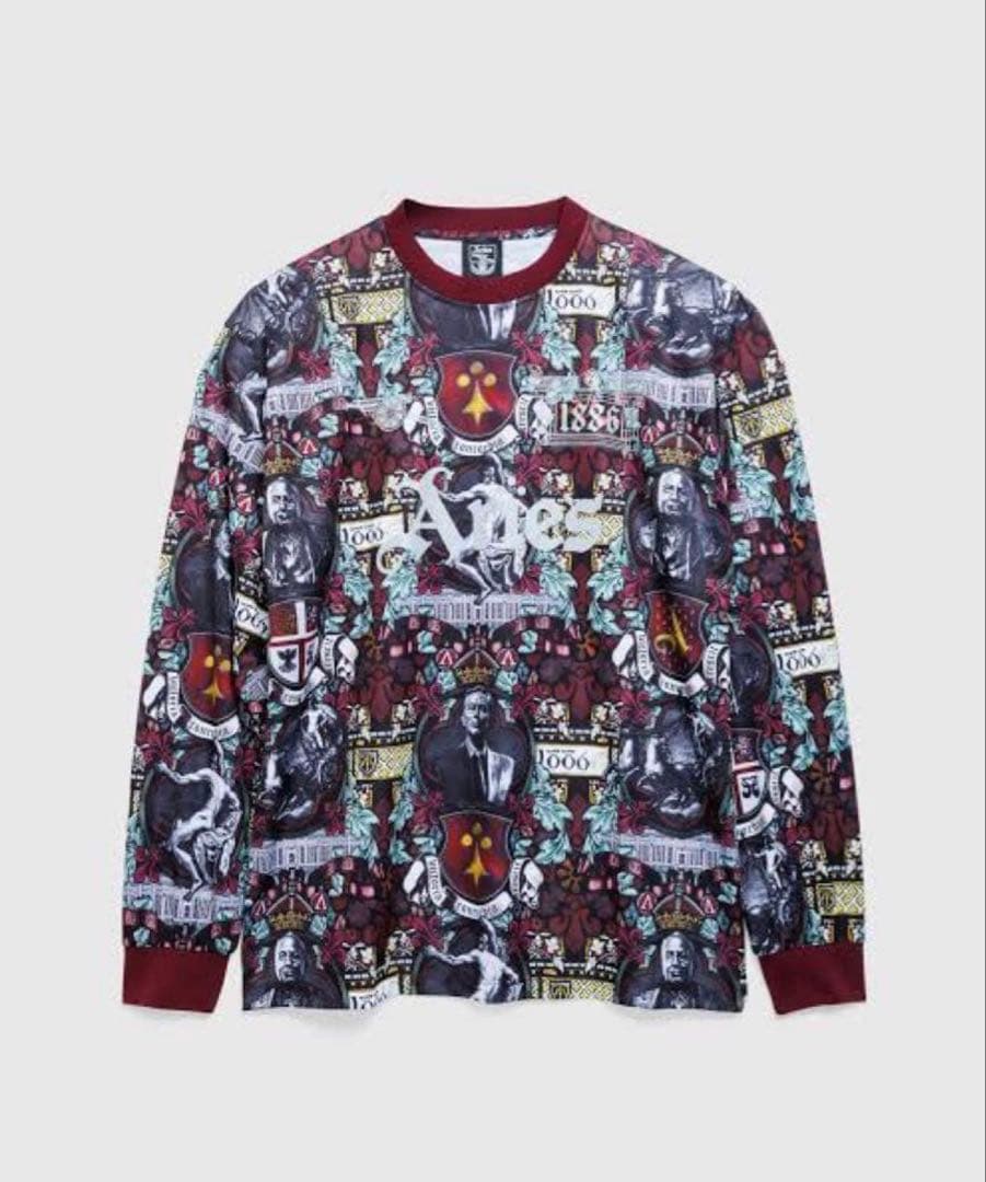 新品未使用ARSENAL×AriesロングスリーブTシャツ　ステンドグラス