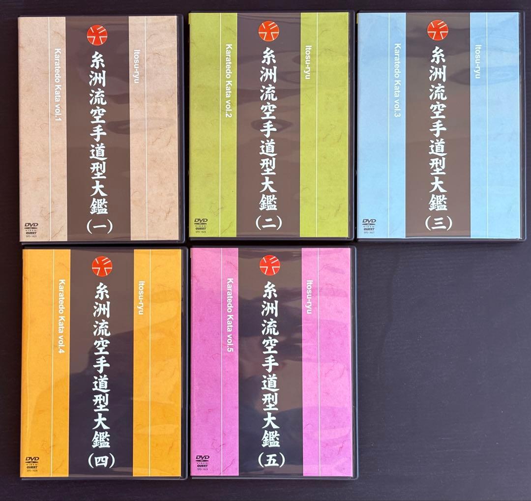 美品 糸洲流空手道 型体系DVD5枚組BOX 坂上節明