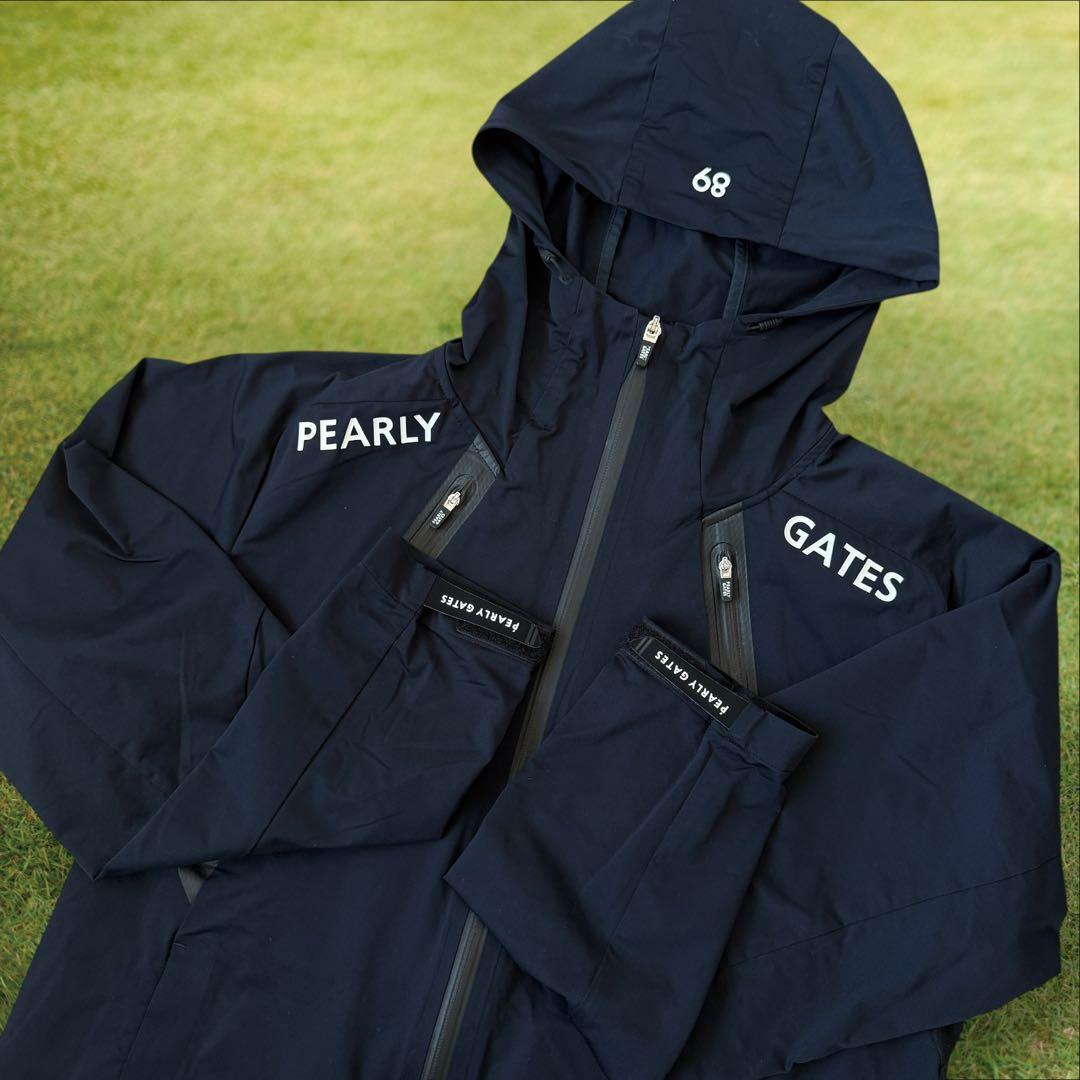 パーリーゲイツ　ジャケット　ブルゾン　L〜XL相当 紺　ネイビー　黒　スニード