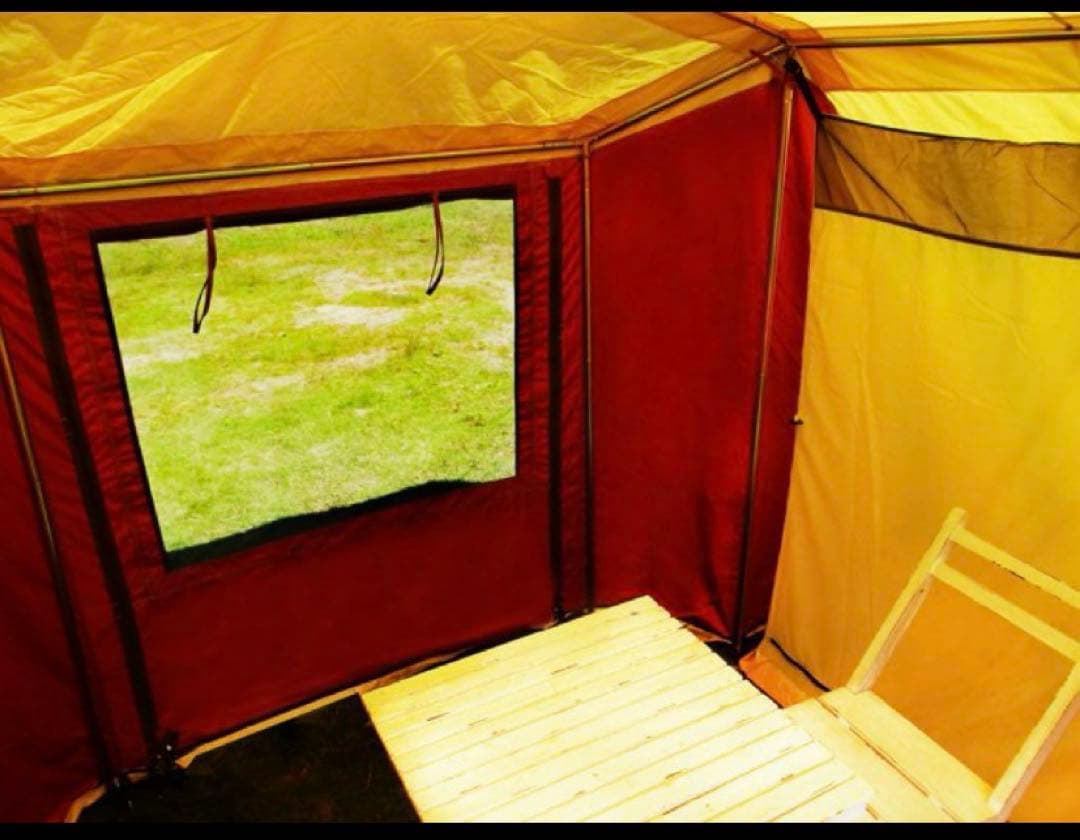 2/21-2/23まで！値下げ！！ リマ　バハリ4 ビンテージ風テント　①