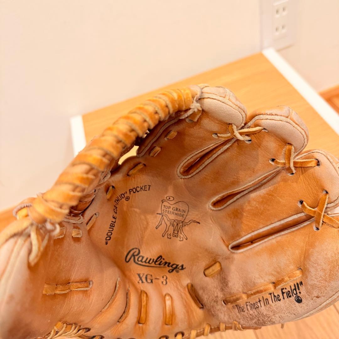 ローリングス 長嶋モデル XG-3 レプリカ版 ビンテージ 内野用 軟式グローブ