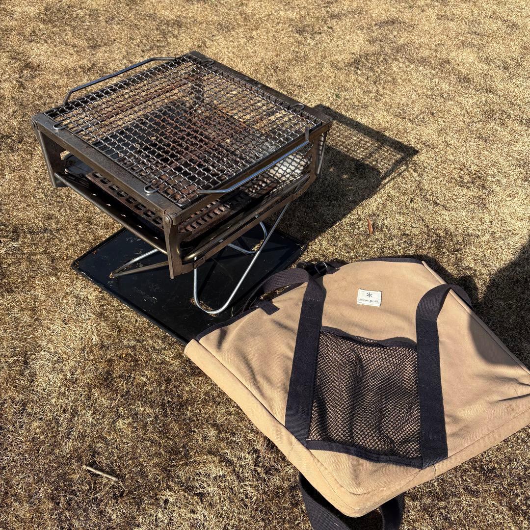 スノーピーク 焚火台M セット ケース付き  peak