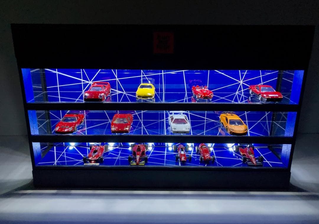 1/64展示30台可・CBU＆WH・3層式ディスプレーBOX / ネオジオラマ