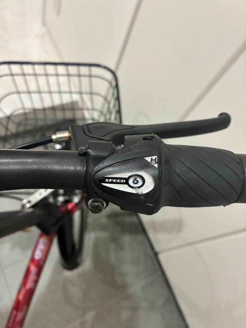 【美品】あさひ　折り畳み自転車　カジュリーフォールディング 206-L