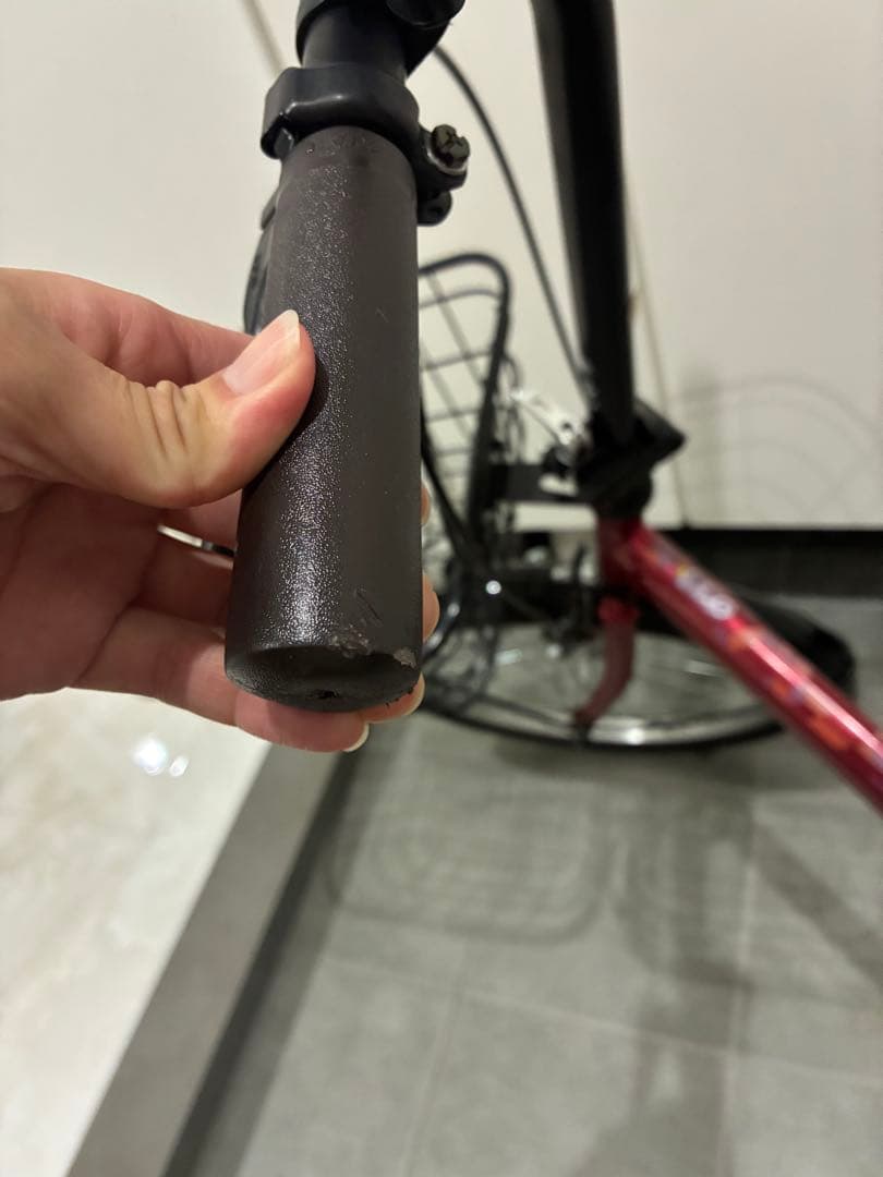 【美品】あさひ　折り畳み自転車　カジュリーフォールディング 206-L