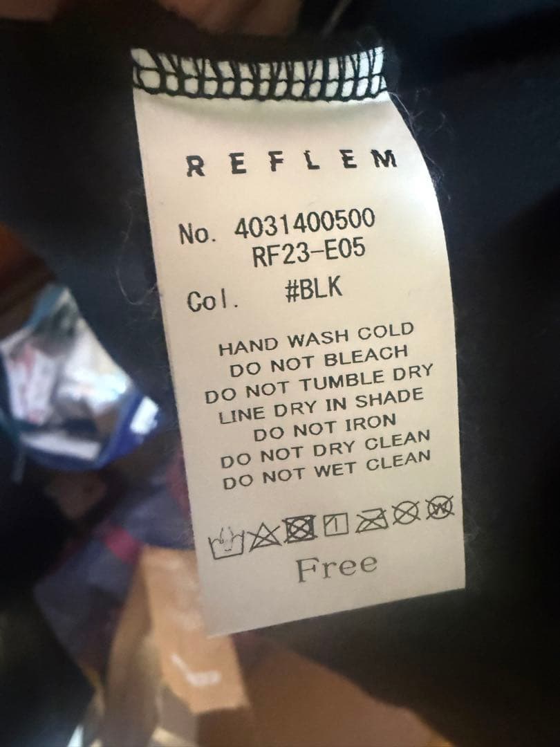 レフレム ZIPデザインデビルパーカー