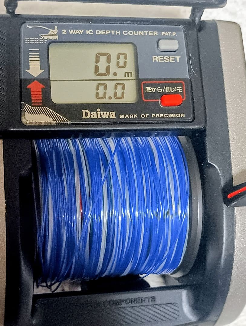 ダイワタナセンサーGS-50&X400デジタル深度カウンター付両軸リール