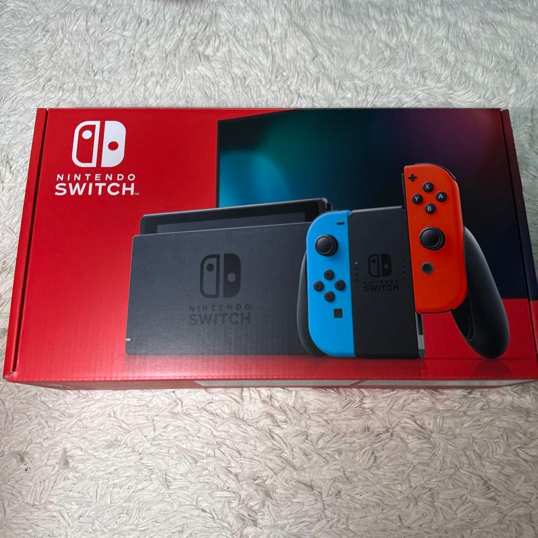 Nintendo Switch 青/赤 Joy-Con 付き　本体　ケース付き