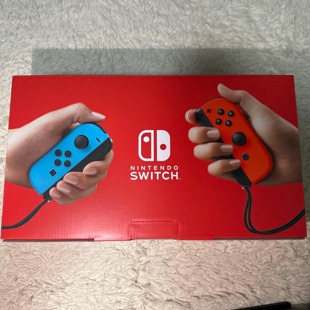 Nintendo Switch 青/赤 Joy-Con 付き　本体　ケース付き