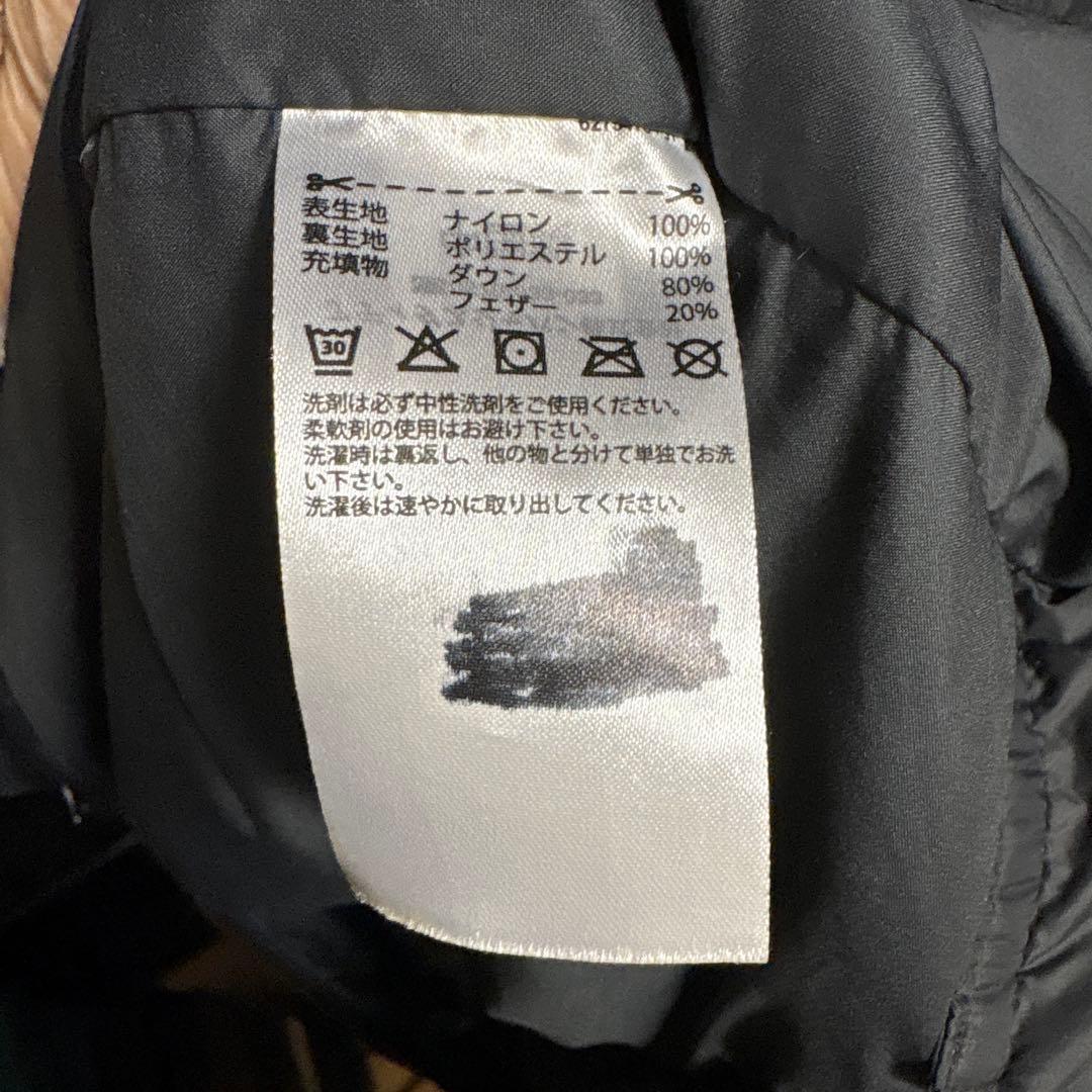 adidas 3本ライン　ライトダウンベンチコート