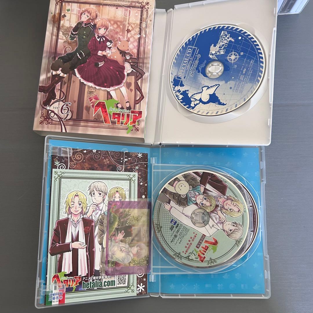 【アニメイト限定版】ヘタリア DVD 全巻セット 特典クリアカード完備