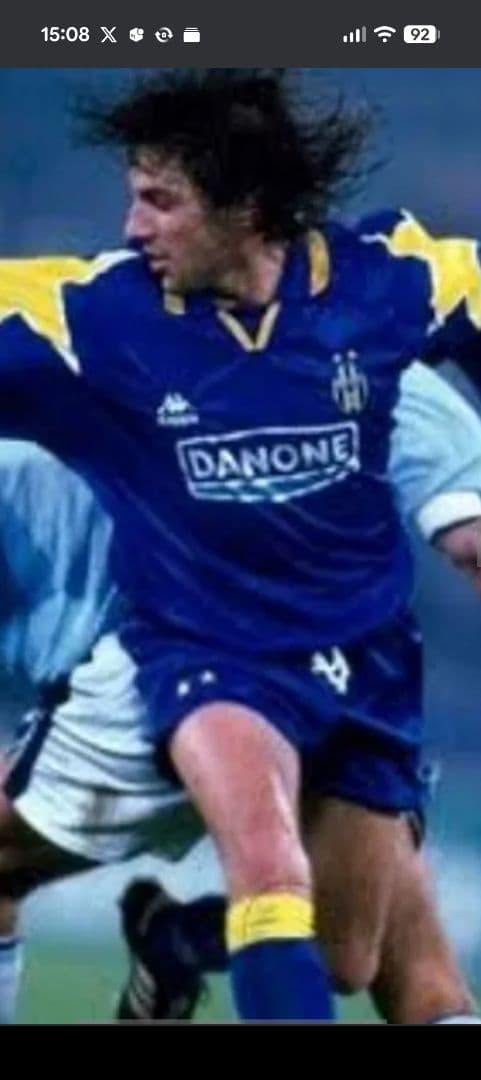 ヴィンテージユニフォーム長袖Kappa ユベントスアウェイDANONE