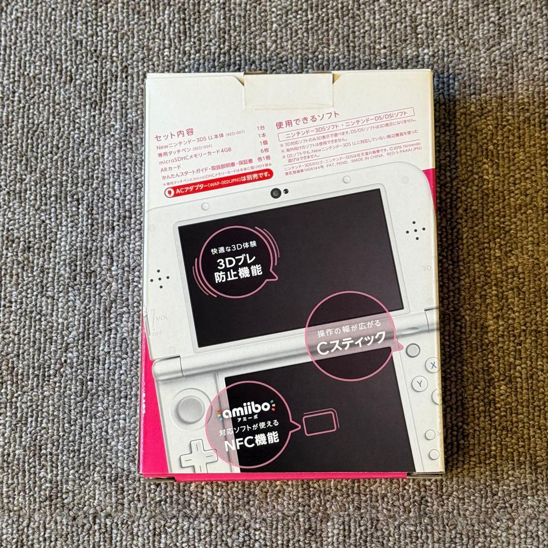 Newニンテンドー3DS LL ピンク×ホワイト 箱付き