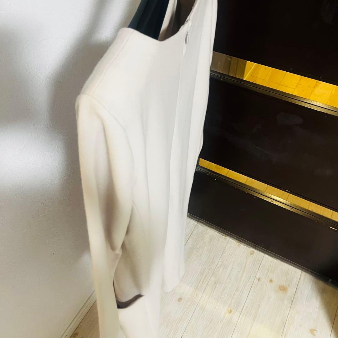 新品☆UNTITLED BIGポケットキーネックウールワンピース/セオリー、ロペ