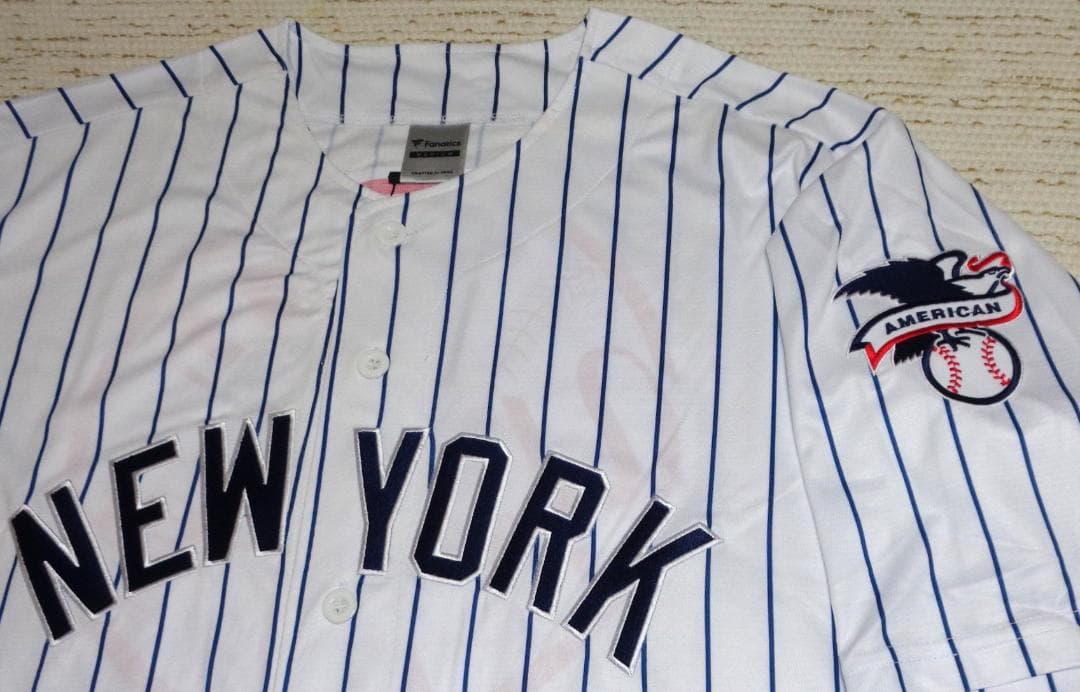 セール20% ファナティック NY ヤンキース ベースボールシャツ ジャージ