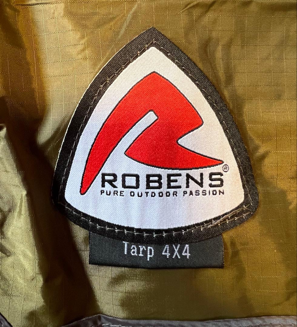 Robens タープ　4m×4m 未使用　ELLISSEペグ付き