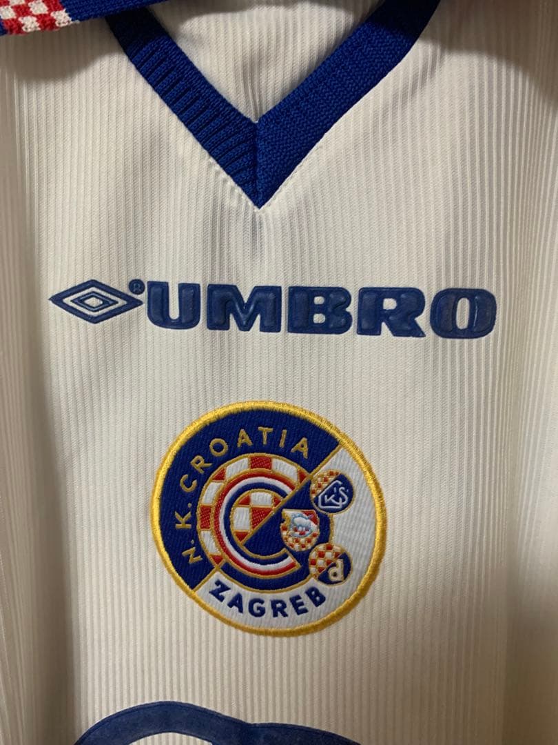 三浦知良選手　アウェイザグレブユニフォーム　カズKAZU