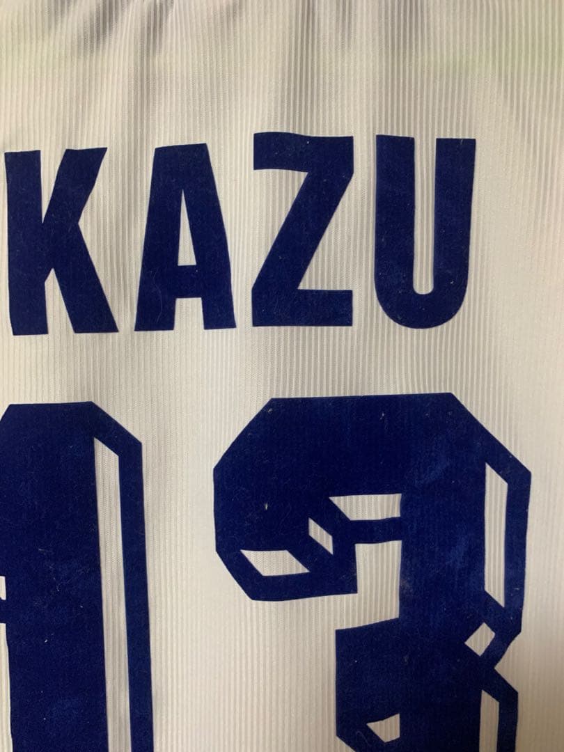 三浦知良選手　アウェイザグレブユニフォーム　カズKAZU