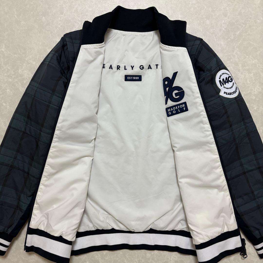 パーリーゲイツ★撥水★リバーシブル★中綿ダブルジップ【レディースサイズ0（S）】