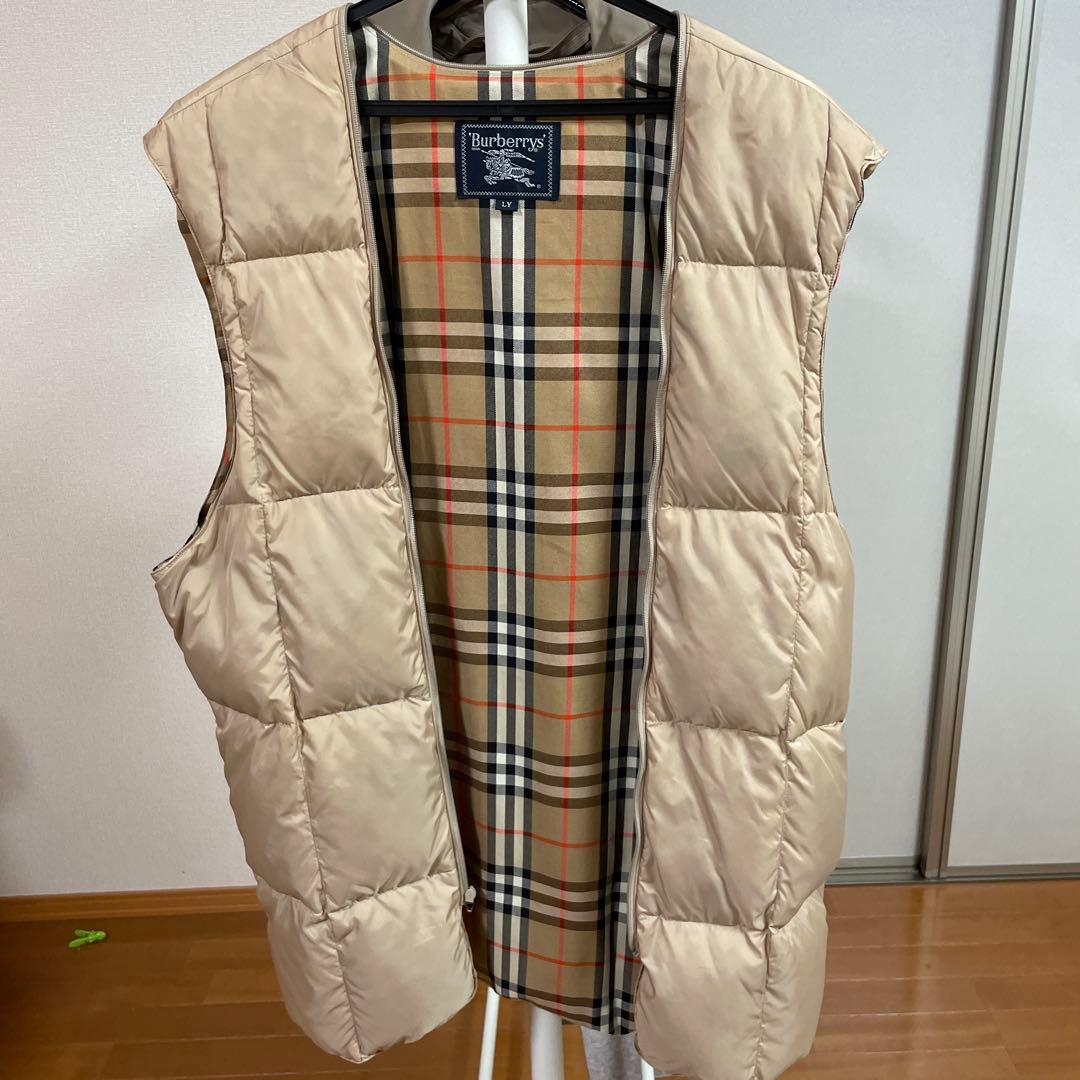 Burberry メンズコート。ダウンベスト付き。
