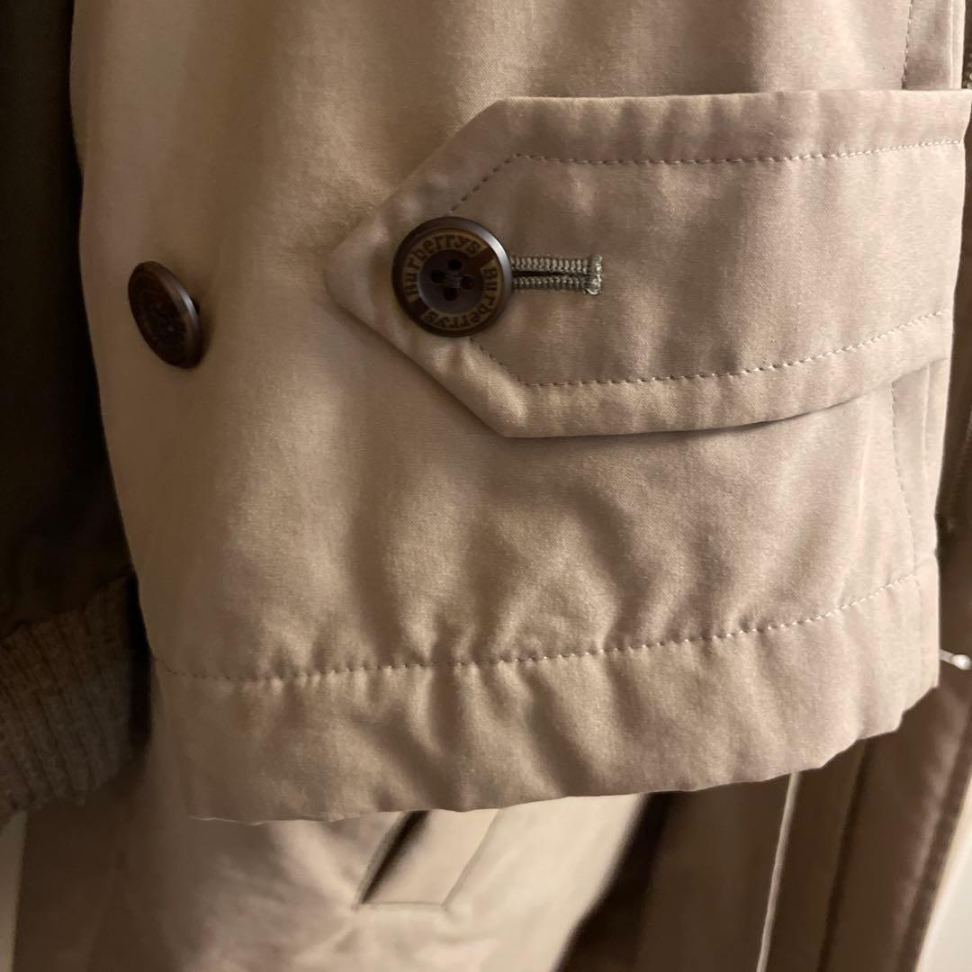 Burberry メンズコート。ダウンベスト付き。