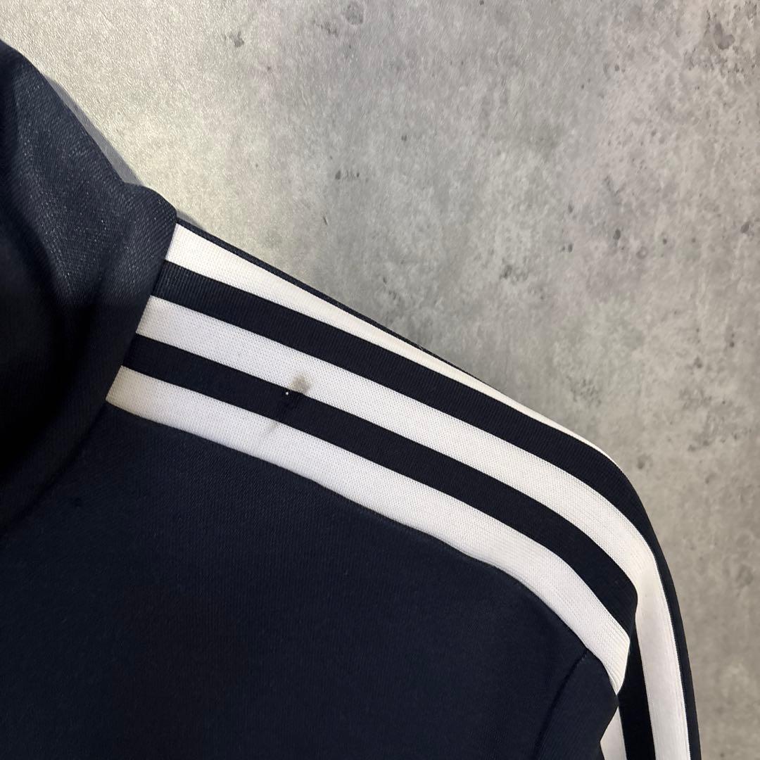 アディダスオリジナルス　トラックジャケット　Ｍ　ネイビー　刺繍ロゴ