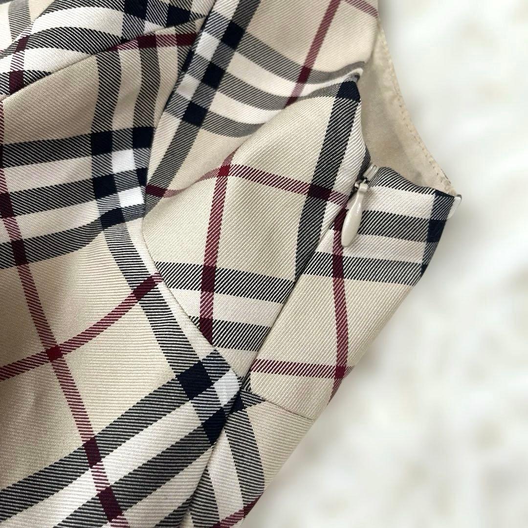 バーバリーブルーレーベル ホルターネックワンピース 36 ノバチェック