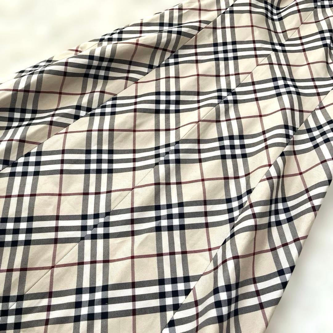 バーバリーブルーレーベル ホルターネックワンピース 36 ノバチェック