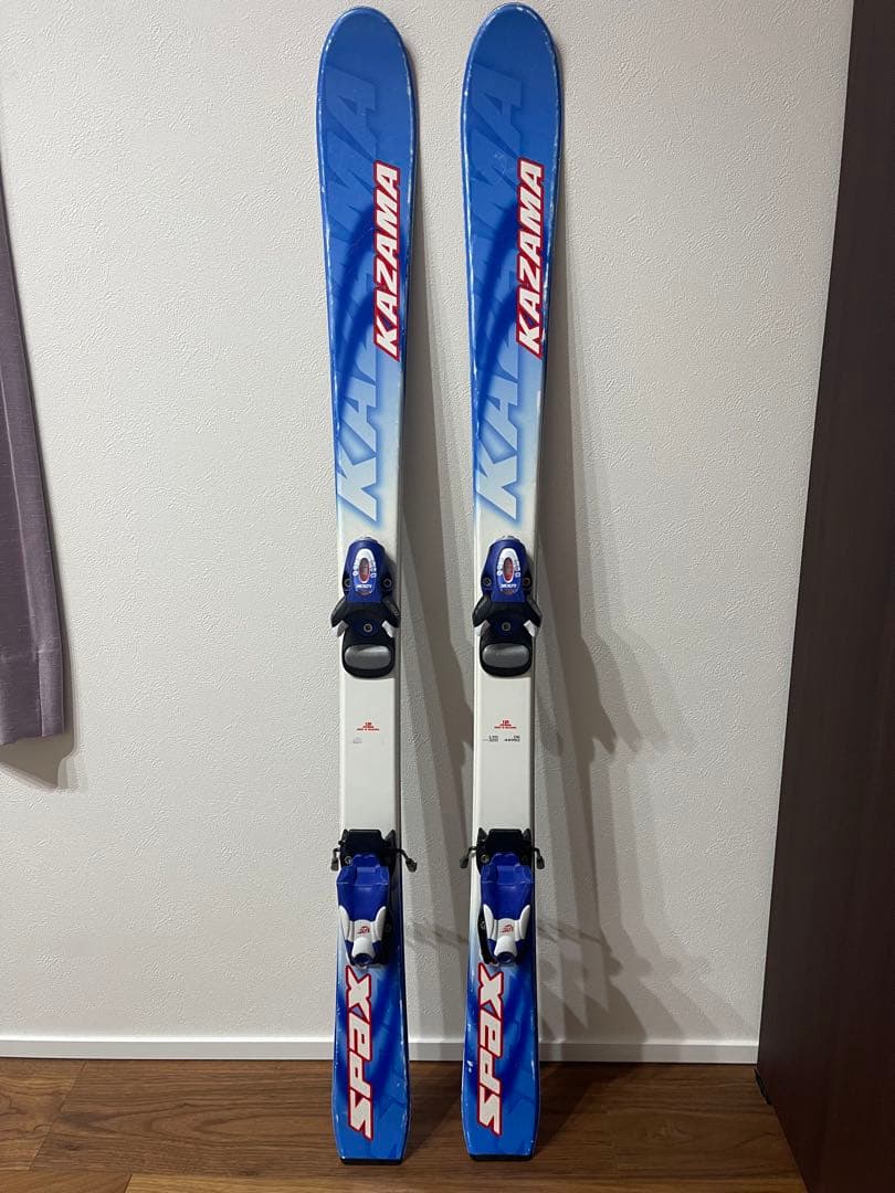 KAZAMA スキー板120㎝ ブーツ21㎝ ストック セット ジュニア 子供用