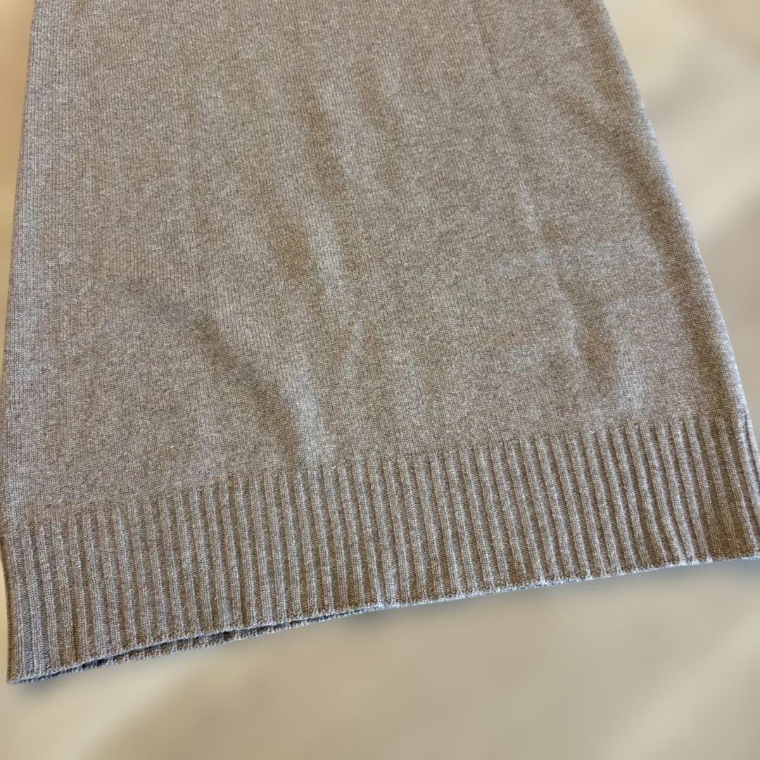 エルメス　ゴルチエ期　キャメル　ノースリーブワンピース