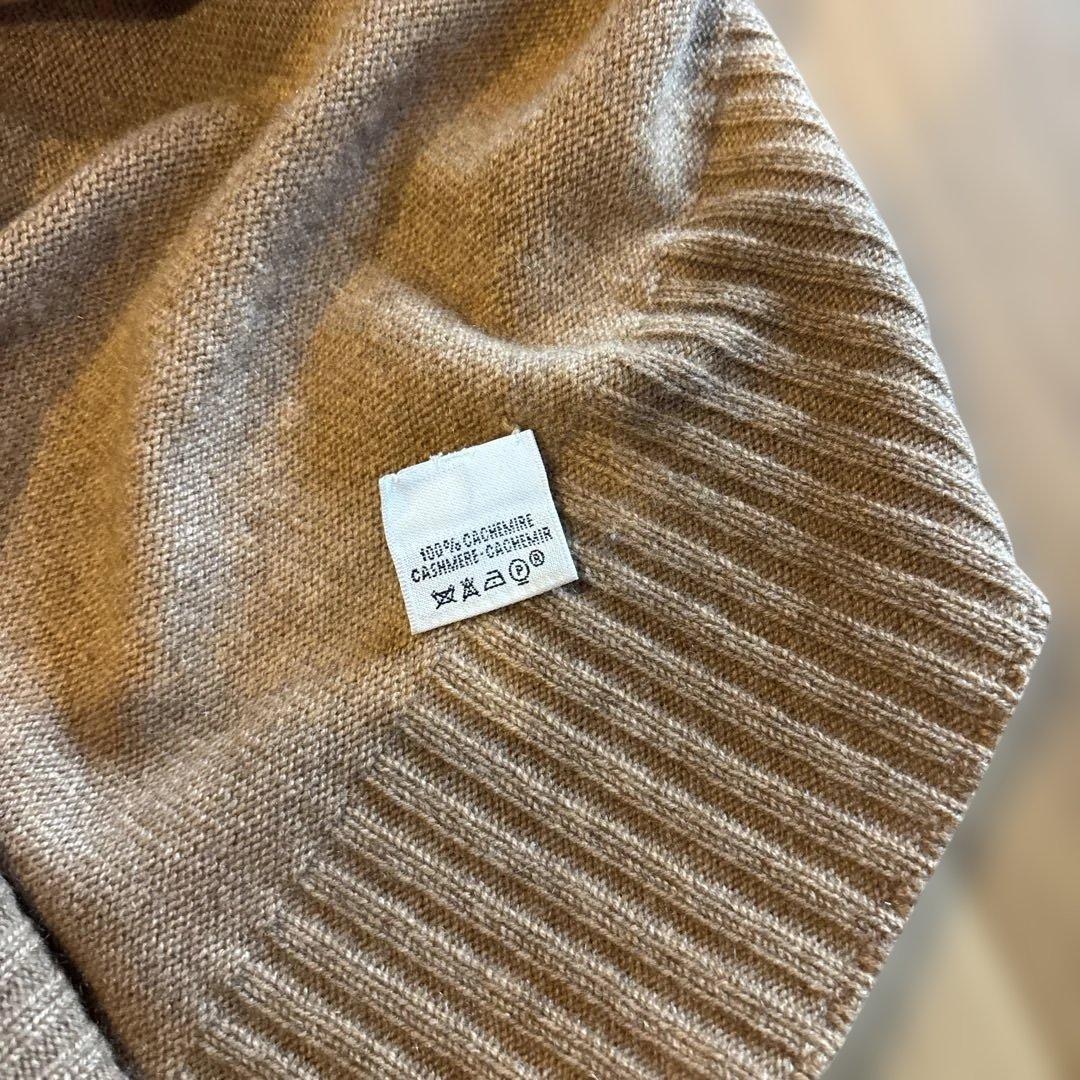 エルメス　ゴルチエ期　キャメル　ノースリーブワンピース