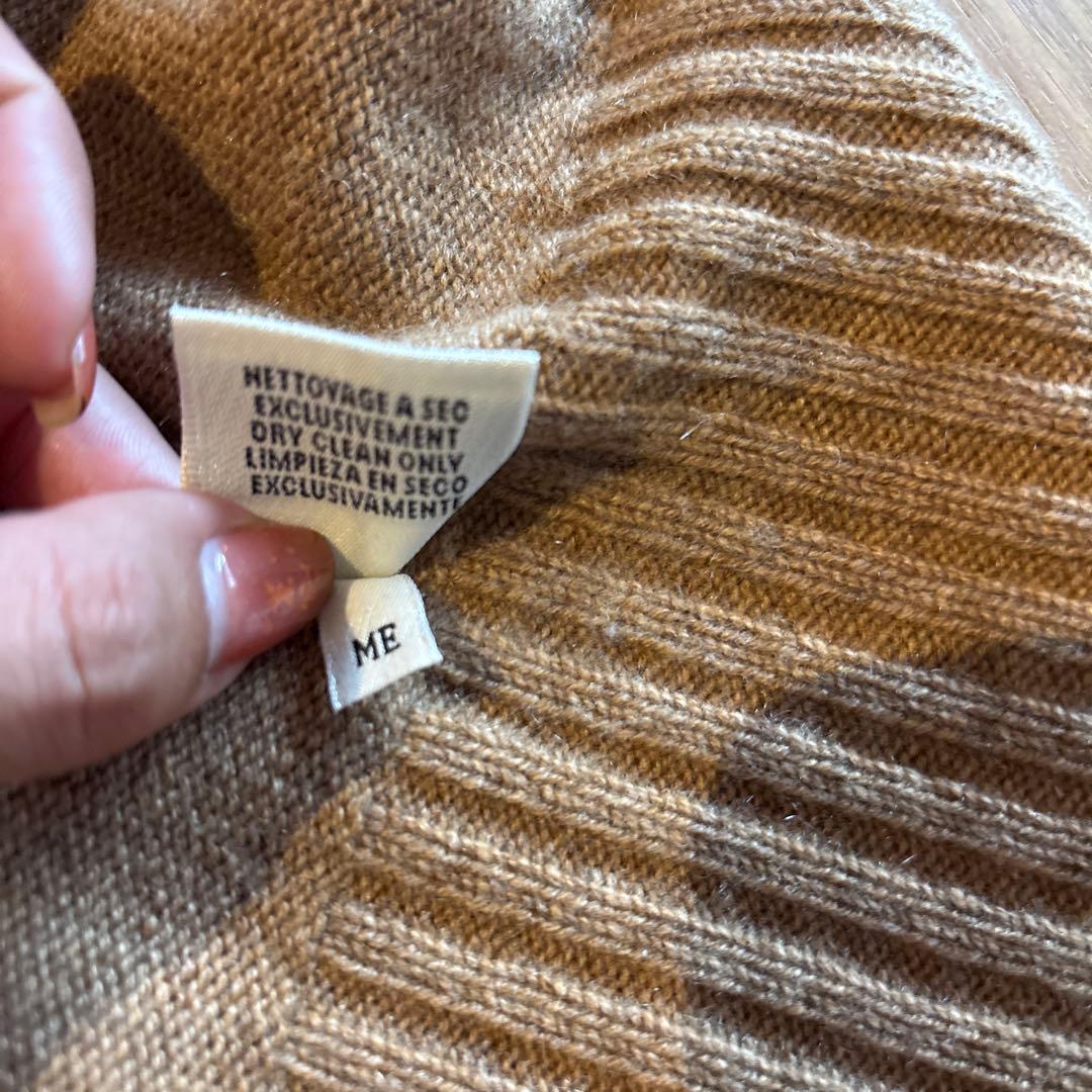 エルメス　ゴルチエ期　キャメル　ノースリーブワンピース