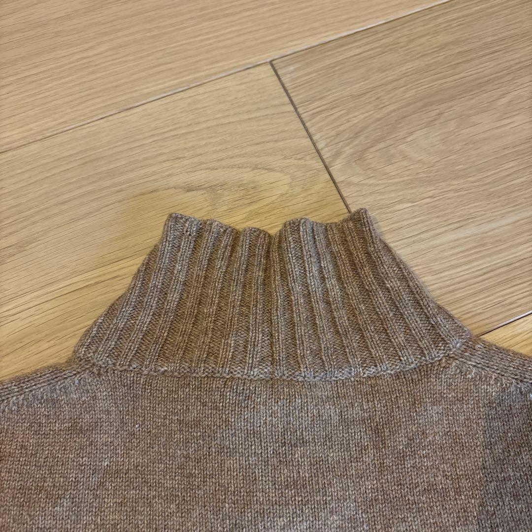 エルメス　ゴルチエ期　キャメル　ノースリーブワンピース