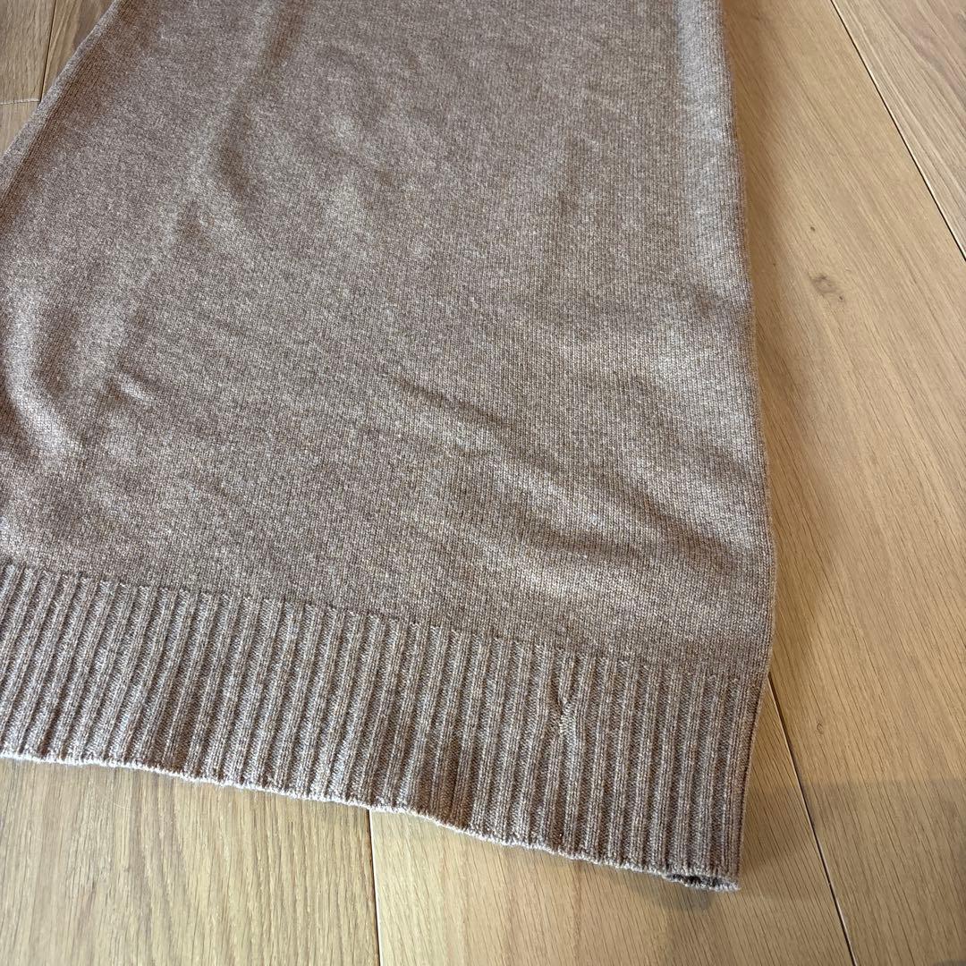 エルメス　ゴルチエ期　キャメル　ノースリーブワンピース