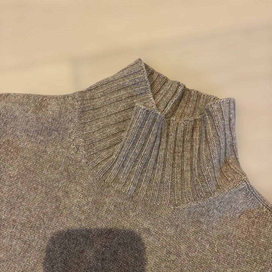 エルメス　ゴルチエ期　キャメル　ノースリーブワンピース