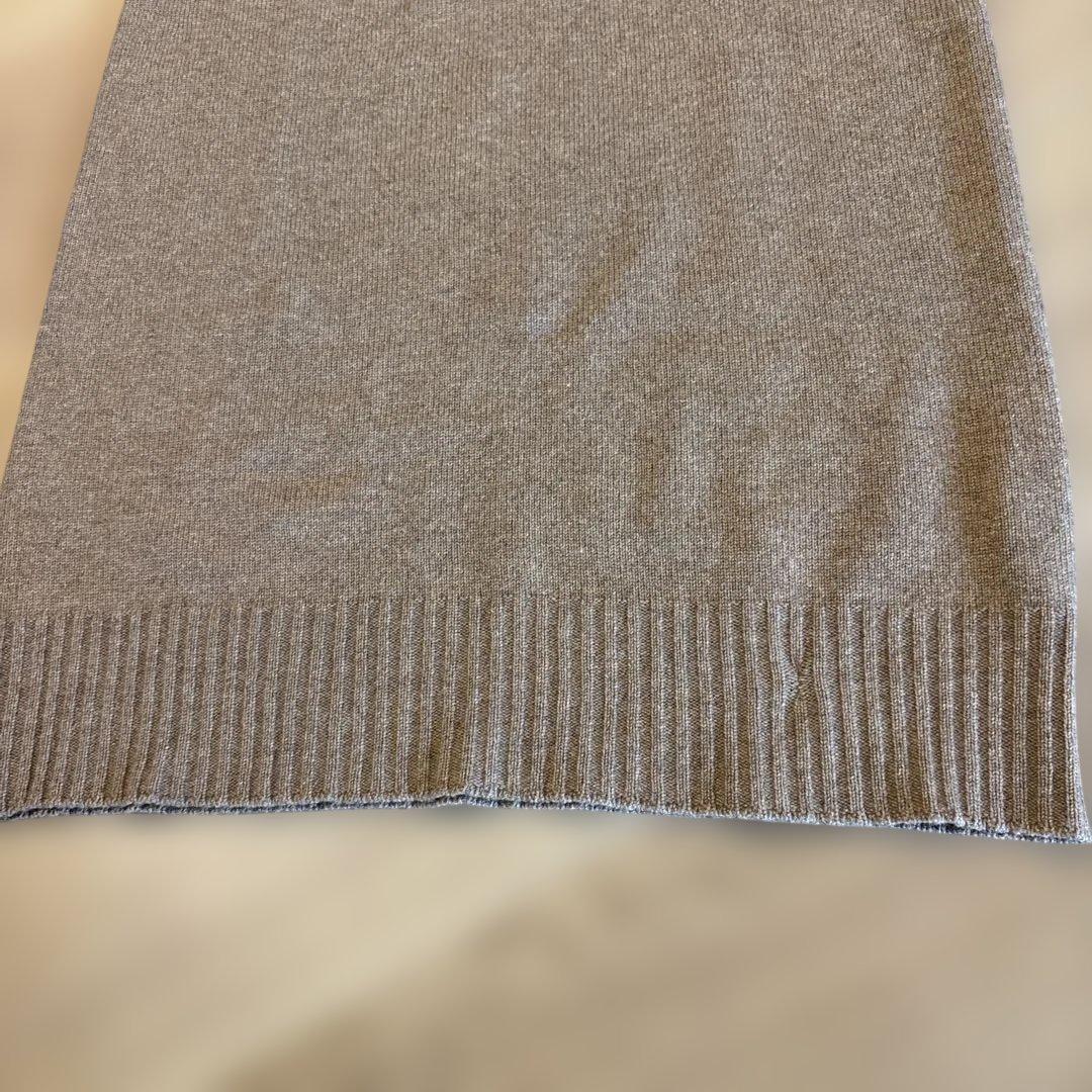 エルメス　ゴルチエ期　キャメル　ノースリーブワンピース