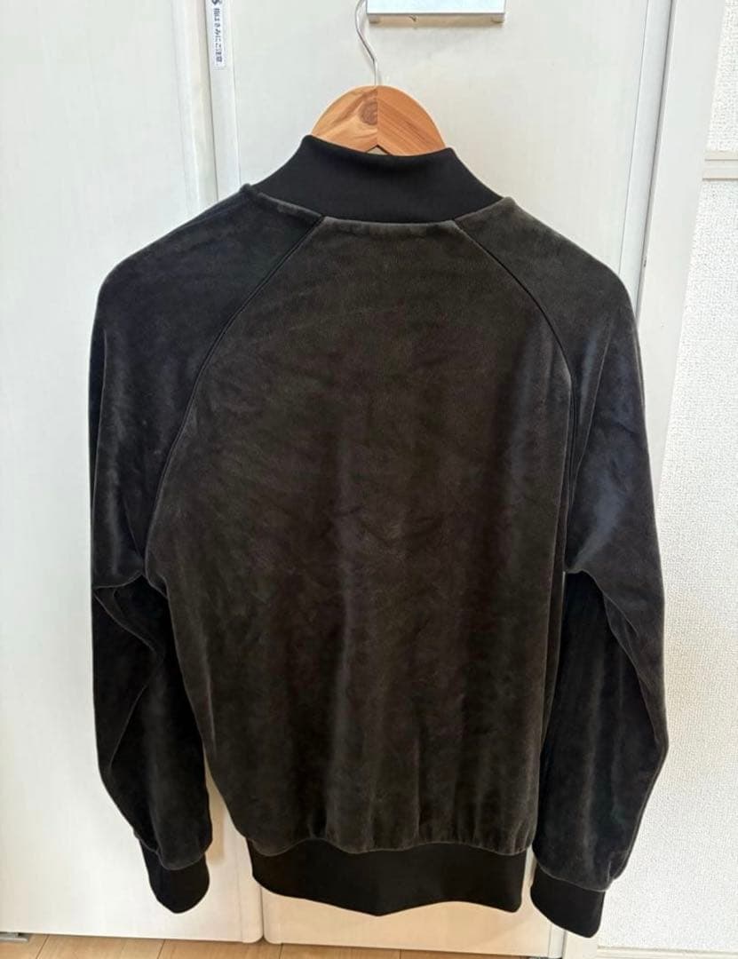 adidas ベロア トラックジャケット XL(LL)ブラック 美品