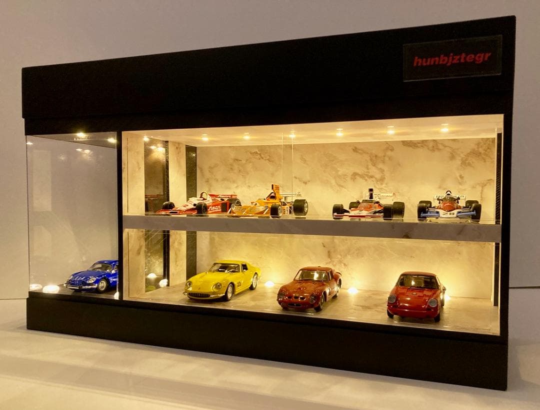 1/43仕様・Liberty Walk風・2層式ディスプレーBOX/ネオジオラマ