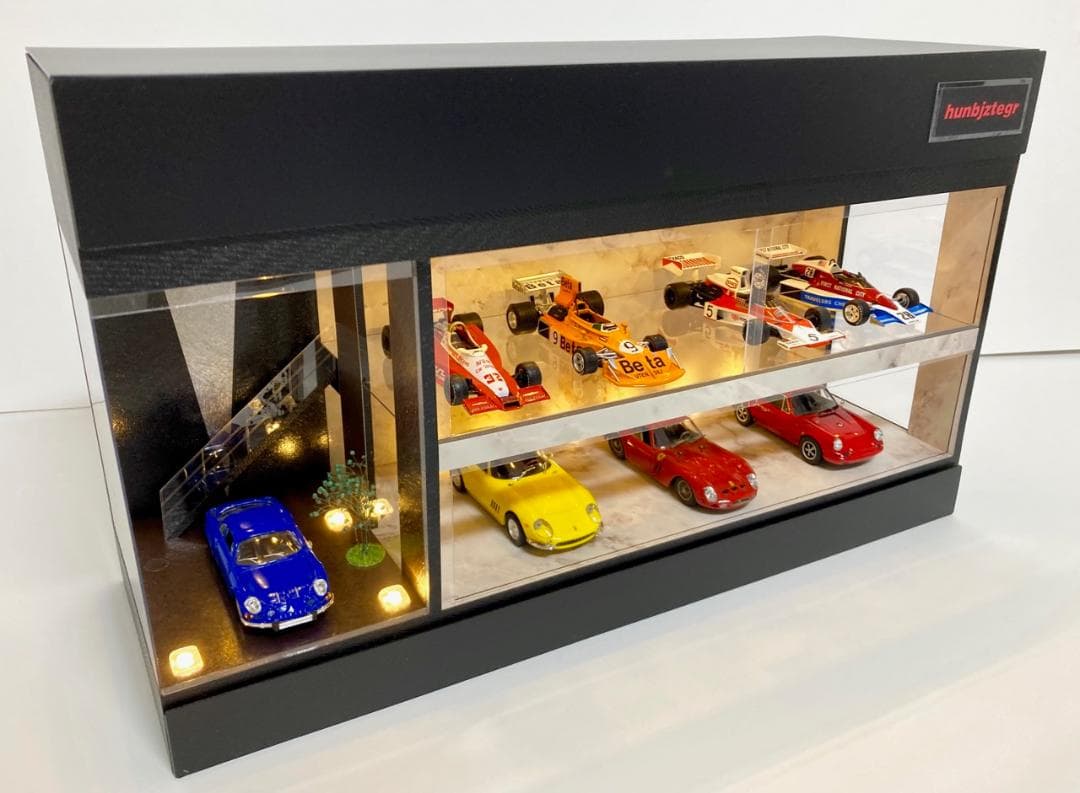 1/43仕様・Liberty Walk風・2層式ディスプレーBOX/ネオジオラマ