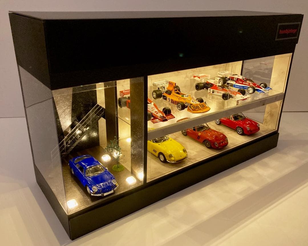 1/43仕様・Liberty Walk風・2層式ディスプレーBOX/ネオジオラマ