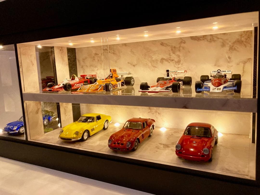 1/43仕様・Liberty Walk風・2層式ディスプレーBOX/ネオジオラマ