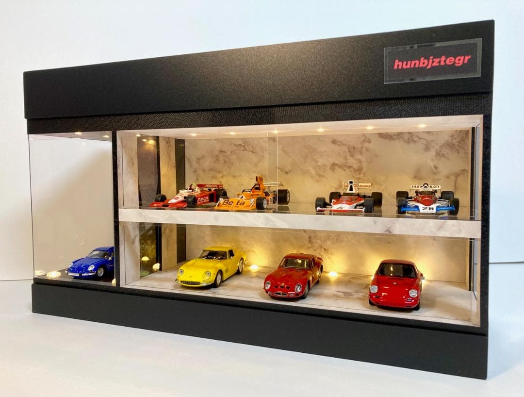 1/43仕様・Liberty Walk風・2層式ディスプレーBOX/ネオジオラマ