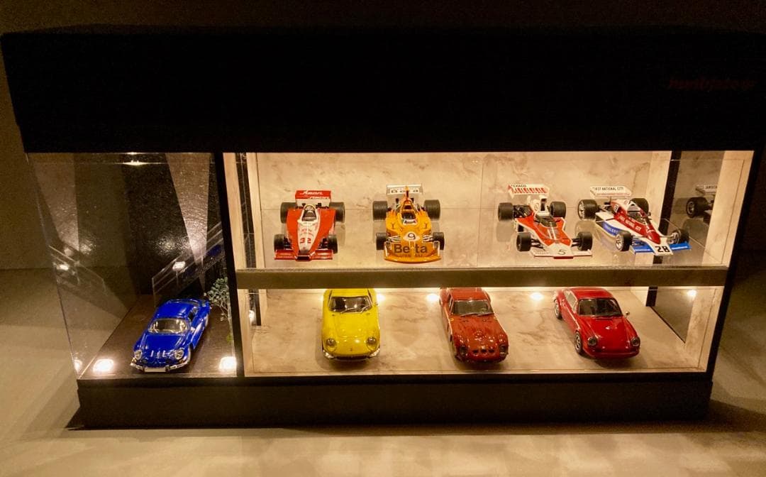 1/43仕様・Liberty Walk風・2層式ディスプレーBOX/ネオジオラマ