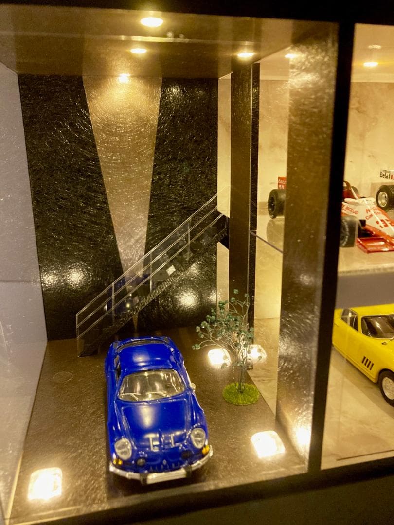 1/43仕様・Liberty Walk風・2層式ディスプレーBOX/ネオジオラマ