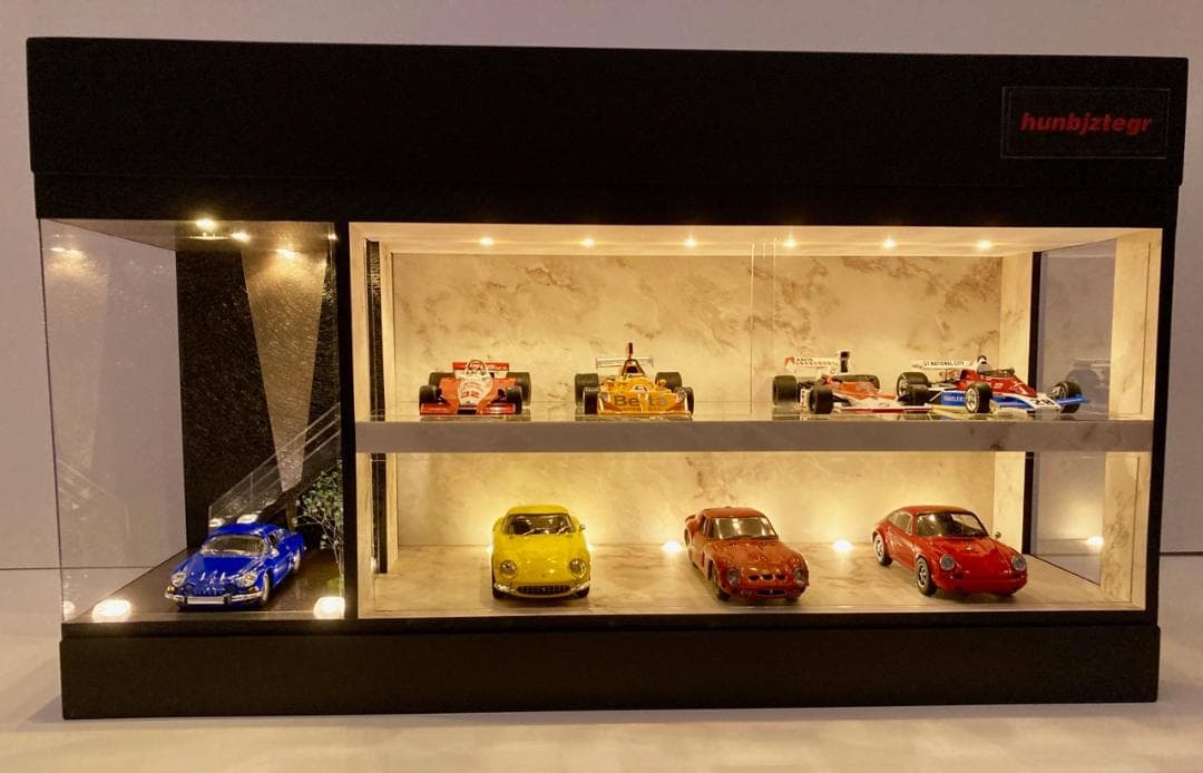 1/43仕様・Liberty Walk風・2層式ディスプレーBOX/ネオジオラマ