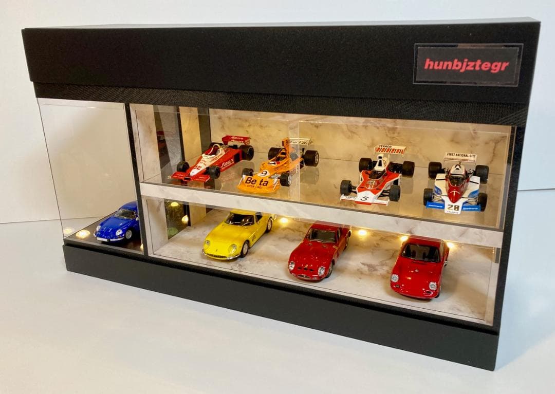 1/43仕様・Liberty Walk風・2層式ディスプレーBOX/ネオジオラマ