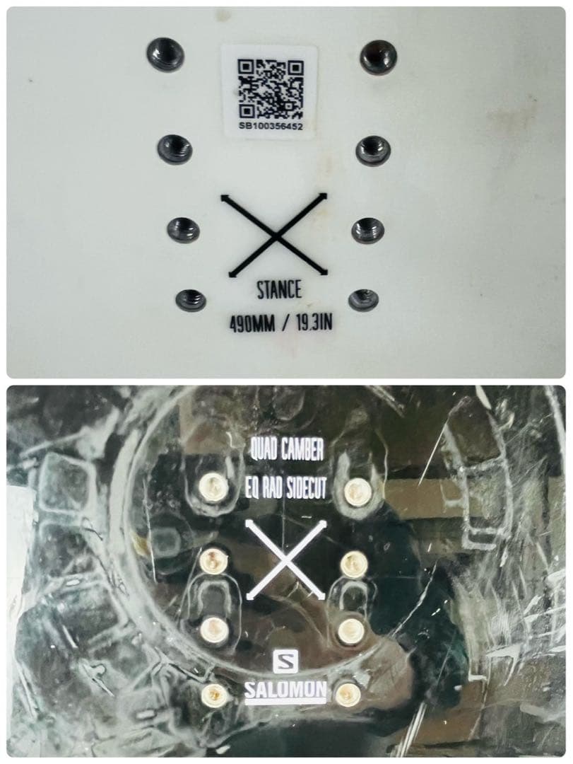 【良品】 SALOMON Huck knife 135cm スノーボード